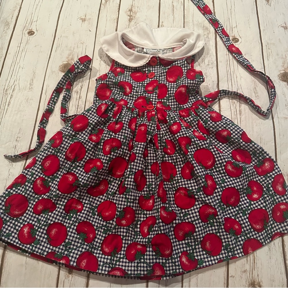 Catherine Rebecca vintage tomato dress